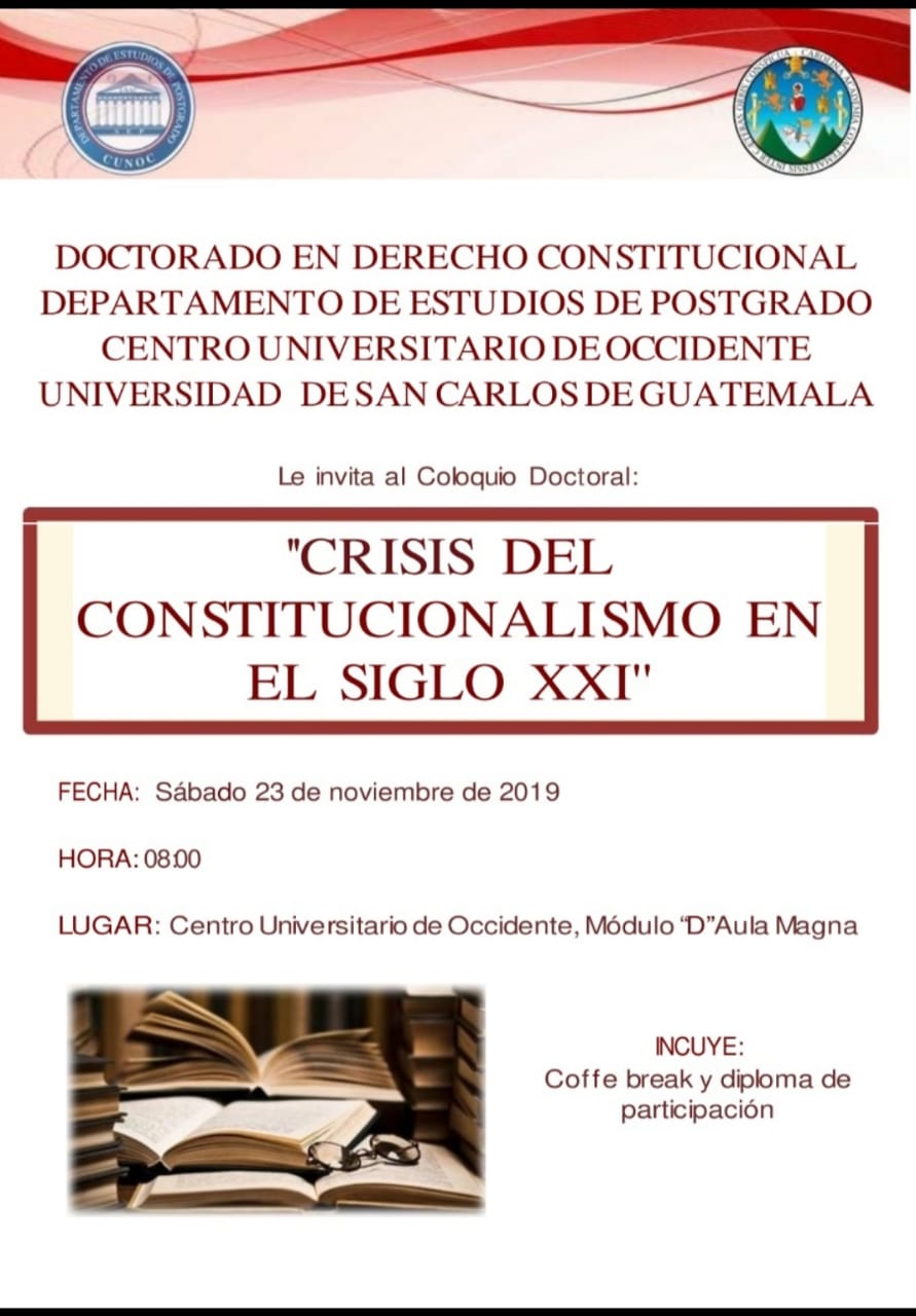 Coloquio Crisis del Constitucionalismo