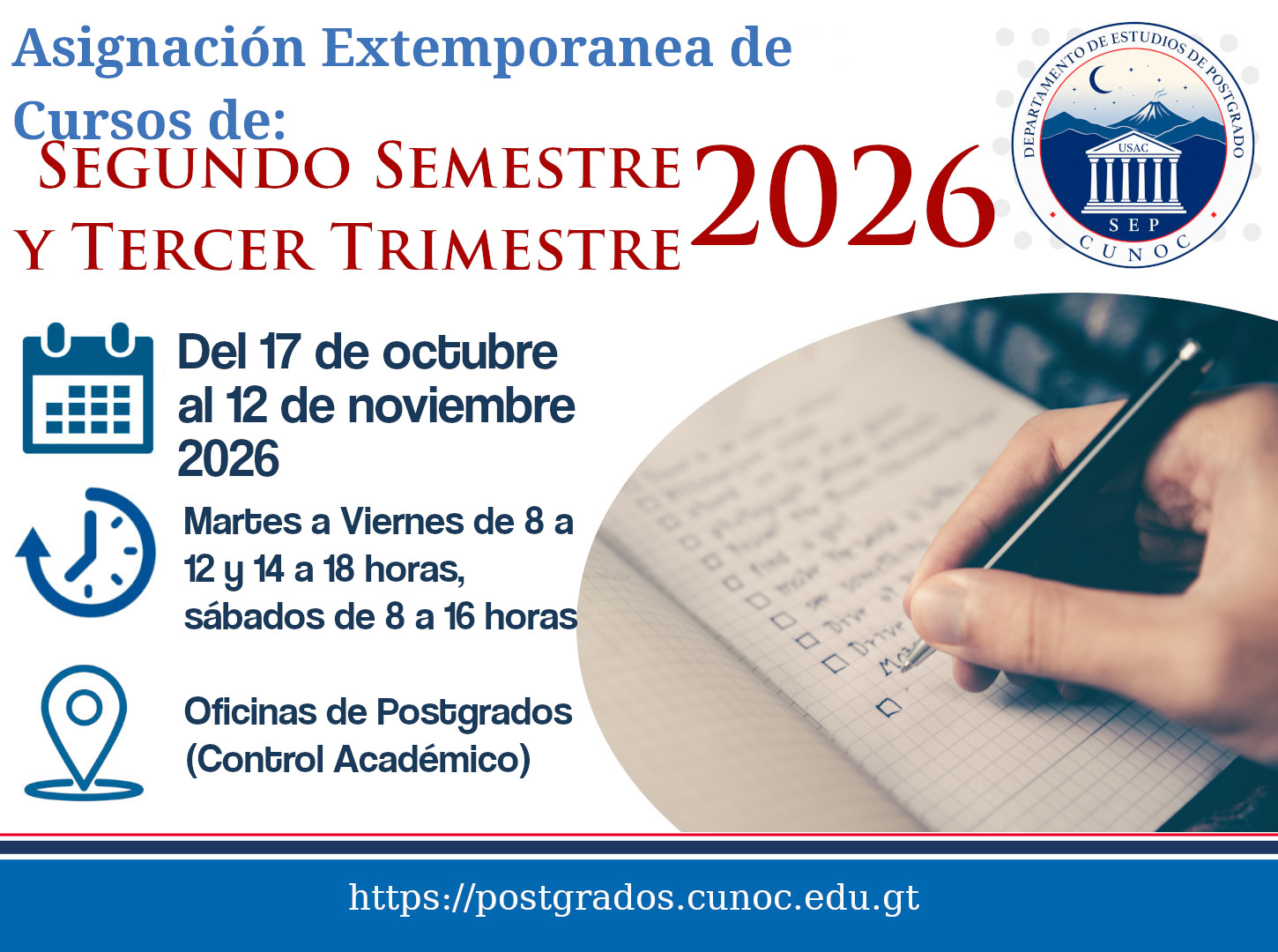 Asignaciones Extemporáneas 2026