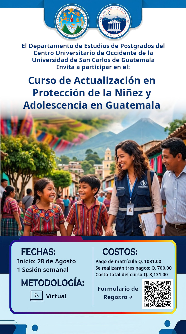 Curso de Actualización en Protección de la Niñez y Adolescencia en Guatemala 