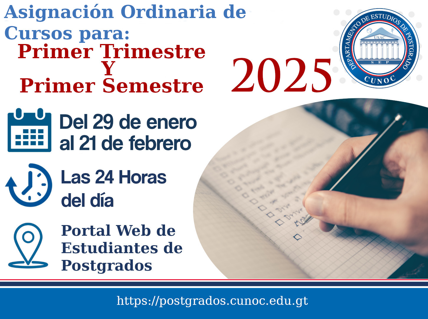 Asignaciones de Primer Trimestre y Primer Semestre 2025