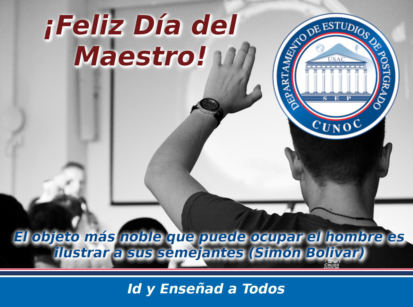 Feliz día del Maestro